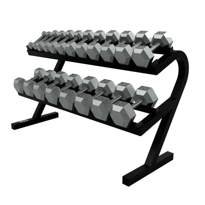 Troy Barbell USA Sports VERTPAC-IHD50 IHD Iron Hex Dumbbell Package.