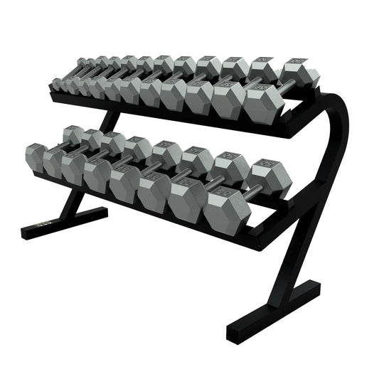 Troy Barbell USA Sports VERTPAC-IHD50 IHD Iron Hex Dumbbell Package.