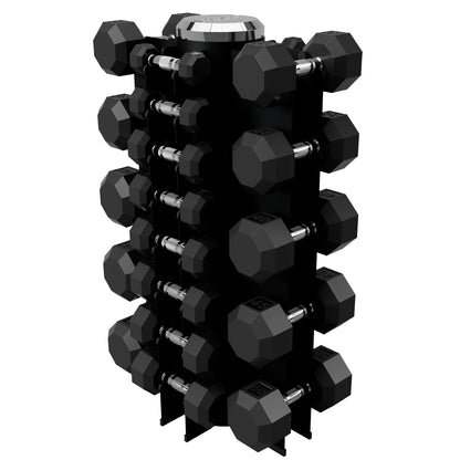 Troy VTX VERTPAC-SDR50G SD-R 8 Sided Rubber Encased Dumbbell Set.