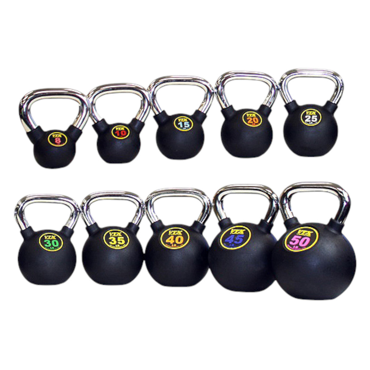 Troy Barbell VTX CKB Commercial Grade Rubber Encased Club Kettlebell PAC.