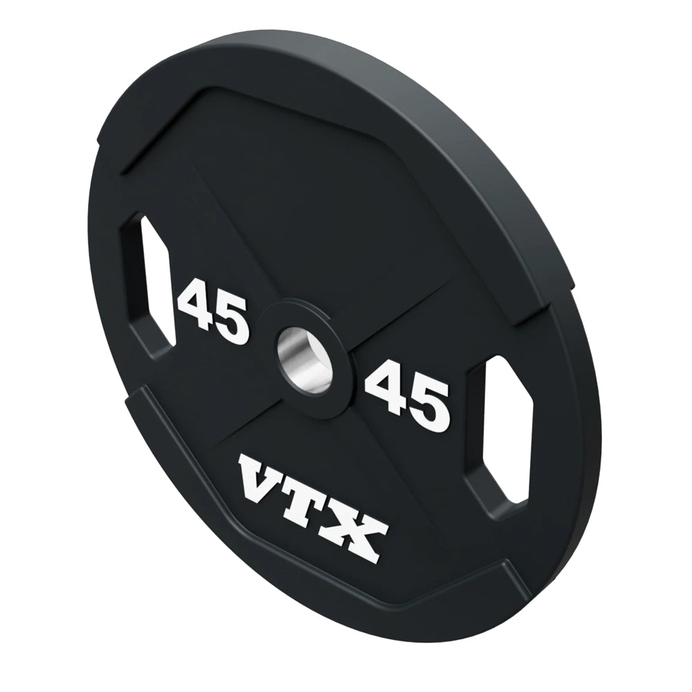 Troy VTX GO-VU Urethane Encased Olympic Grip Plate Sets