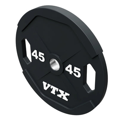 Troy VTX GO-VU Urethane Encased Olympic Grip Plate Sets