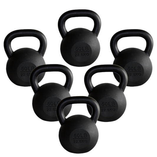 Troy Barbell VTX KB-G2 Cast Iron Kettlebell Package - 5 to 100LB set.