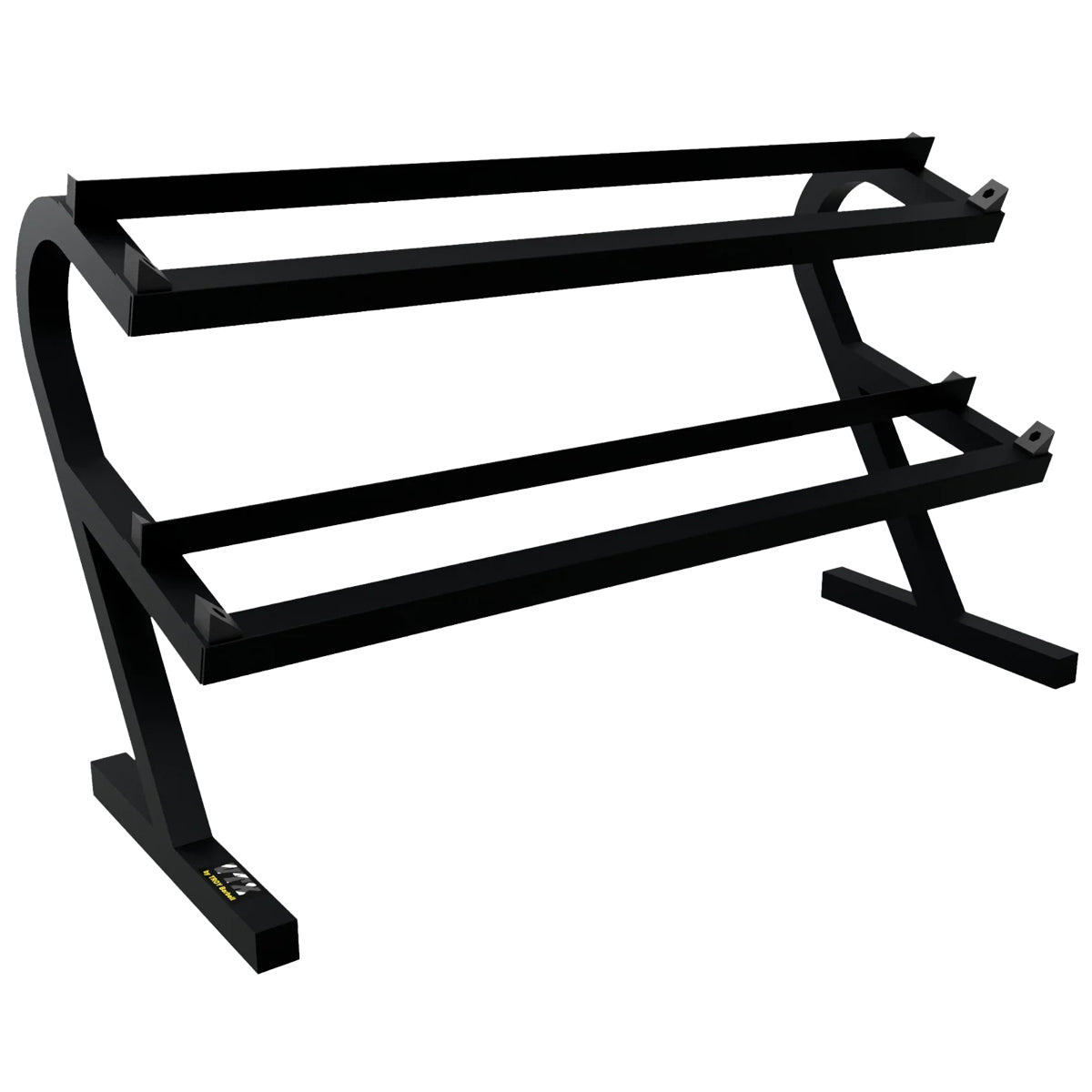 Troy Barbell VTX T-DR Two Tier Horizontal Dumbbell Rack.