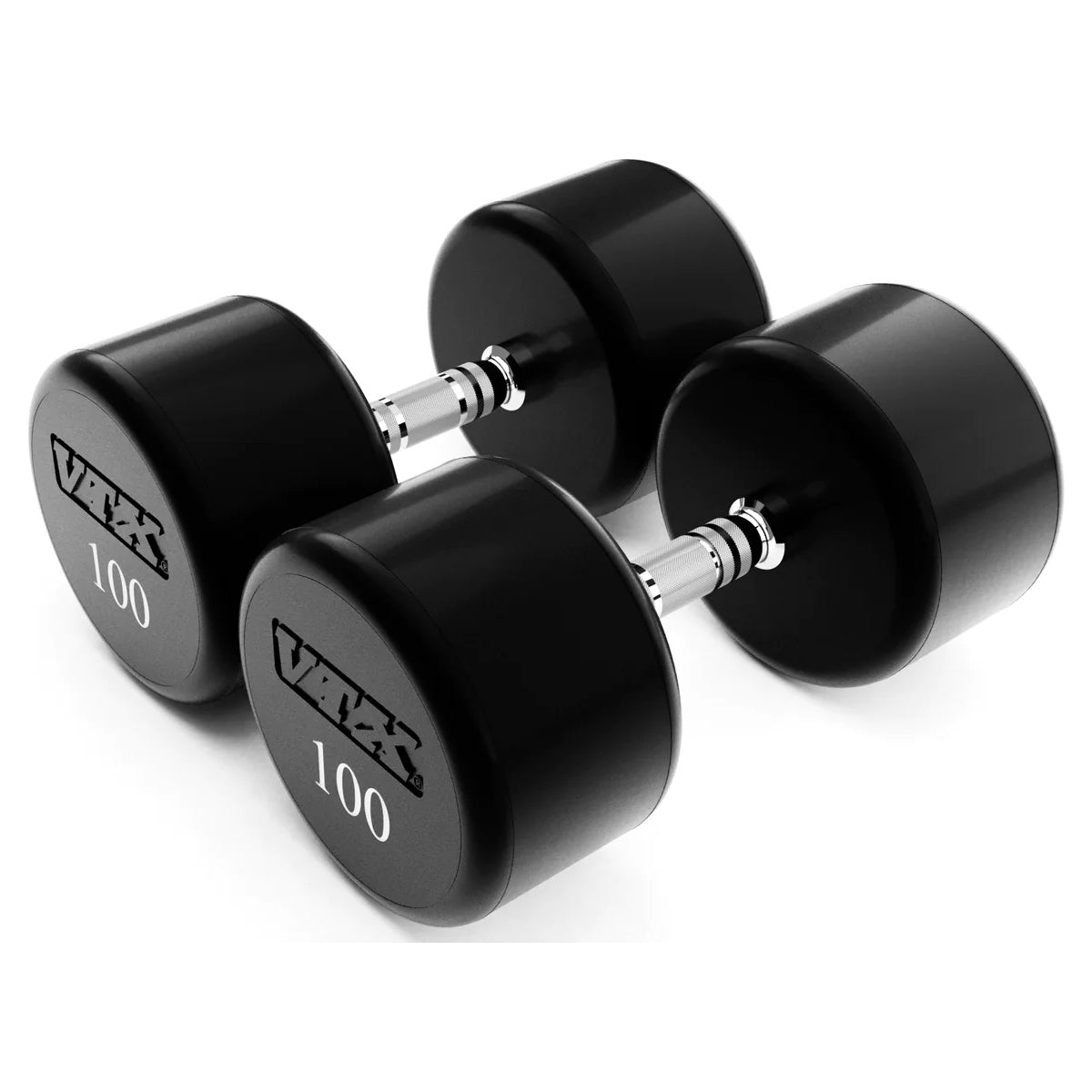 Troy Barbell VTX XD-100U Urethane 100lb Dumbbell pair.