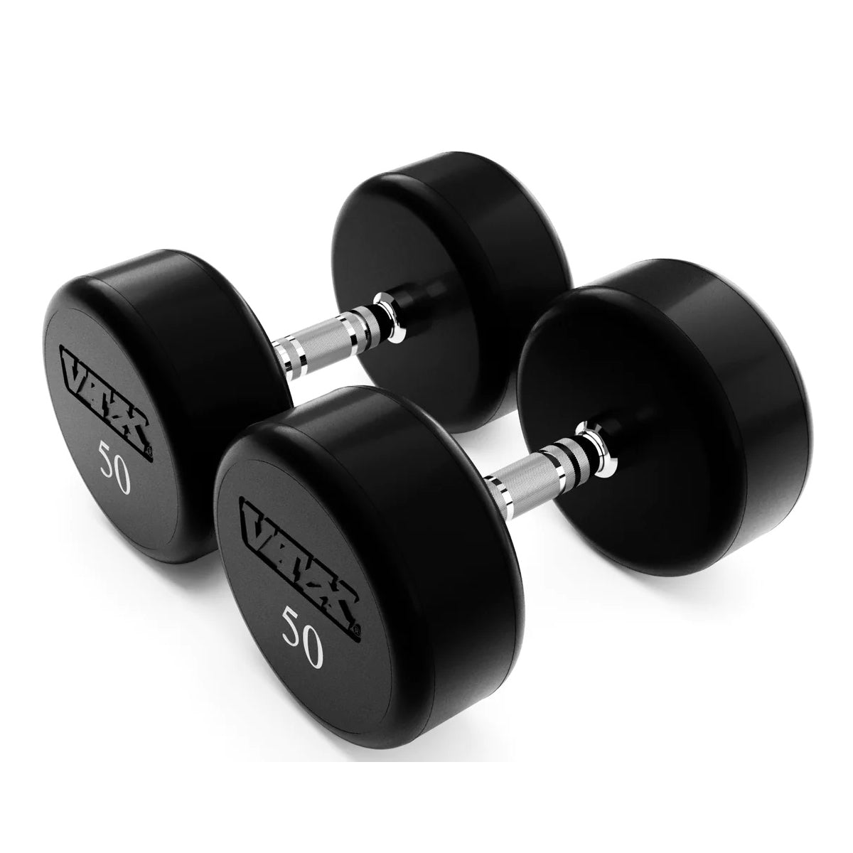 Troy Barbell VTX XD-050U Urethane 50lb Dumbbell pairs.