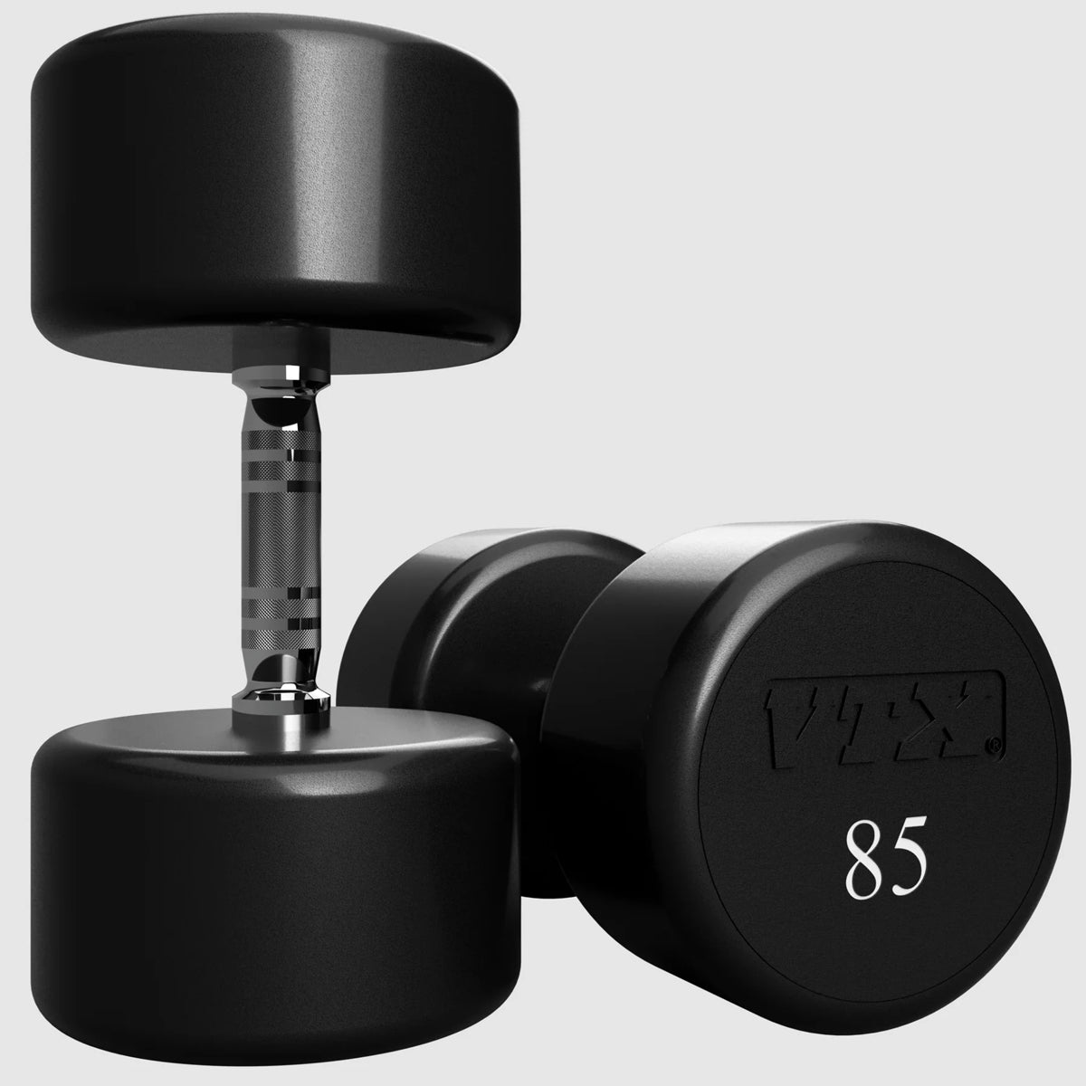 Troy Barbell VTX XD-085U Urethane 85lb Dumbbell pair.
