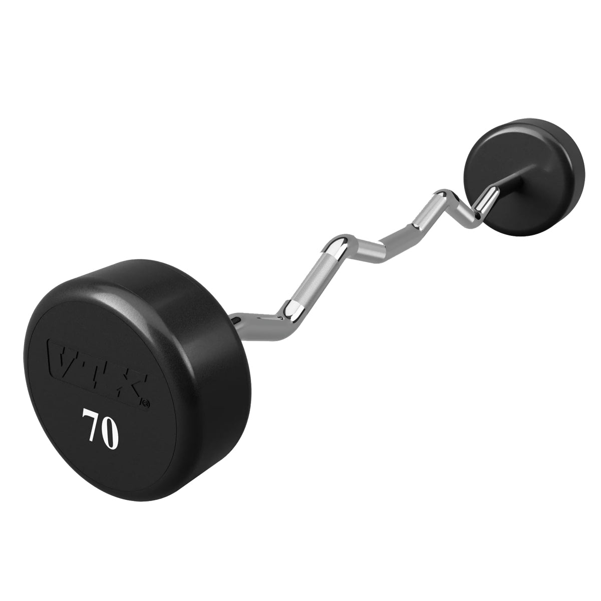 Troy Barbell VTX XZB-070U EZ Curl Urethane Barbell 70 lb.