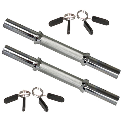 Troy Barbell USA Sports Regular Dumbbell Handles GRD-14 with Collars.