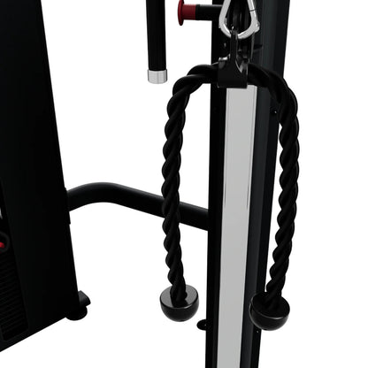 Troy Barbell VTX VTR-36 Triceps Rope attached to cable-cross.