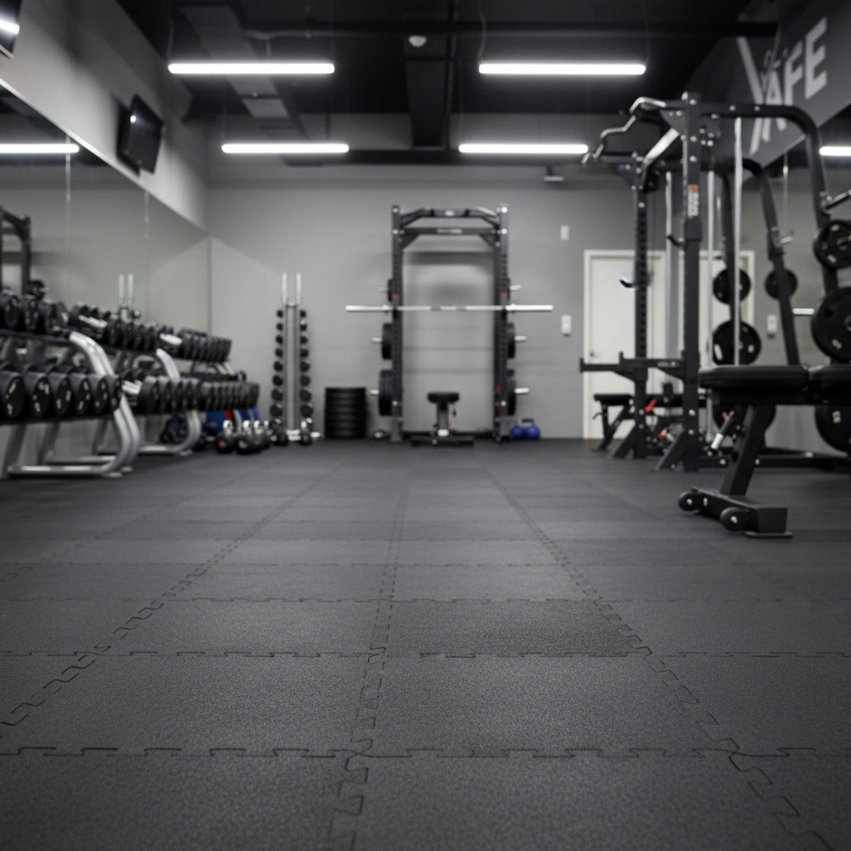 SuperMats SuperLock Flooring in gym